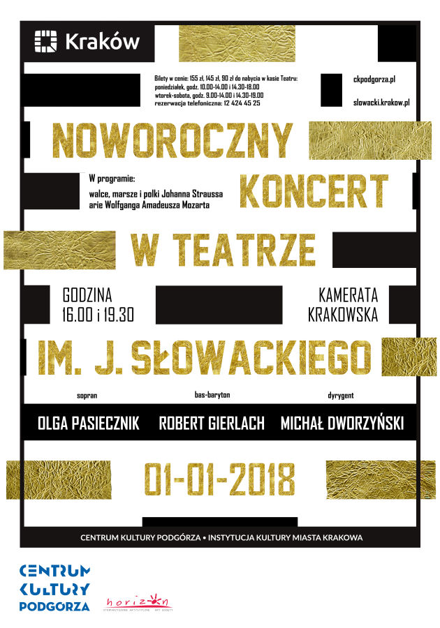 CKP Noworoczny Koncert w Teatrze im. Juliusza Słowackiego PLAKAT.jpg